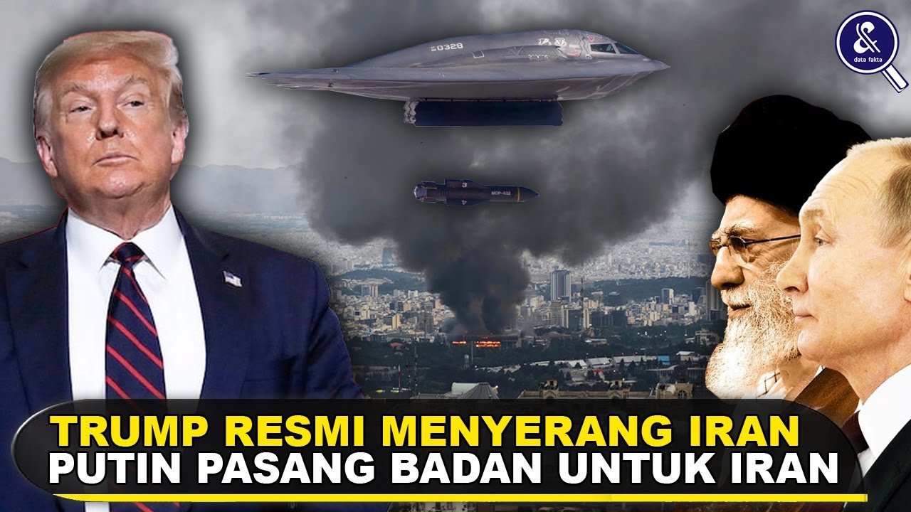Youtube Thumnail image of : Amerika Resmi Serang Situs Nuklir Iran! Putin Tak Akan Tinggal Diam, PERANG DUNIA 3 HERE WE GO!!!